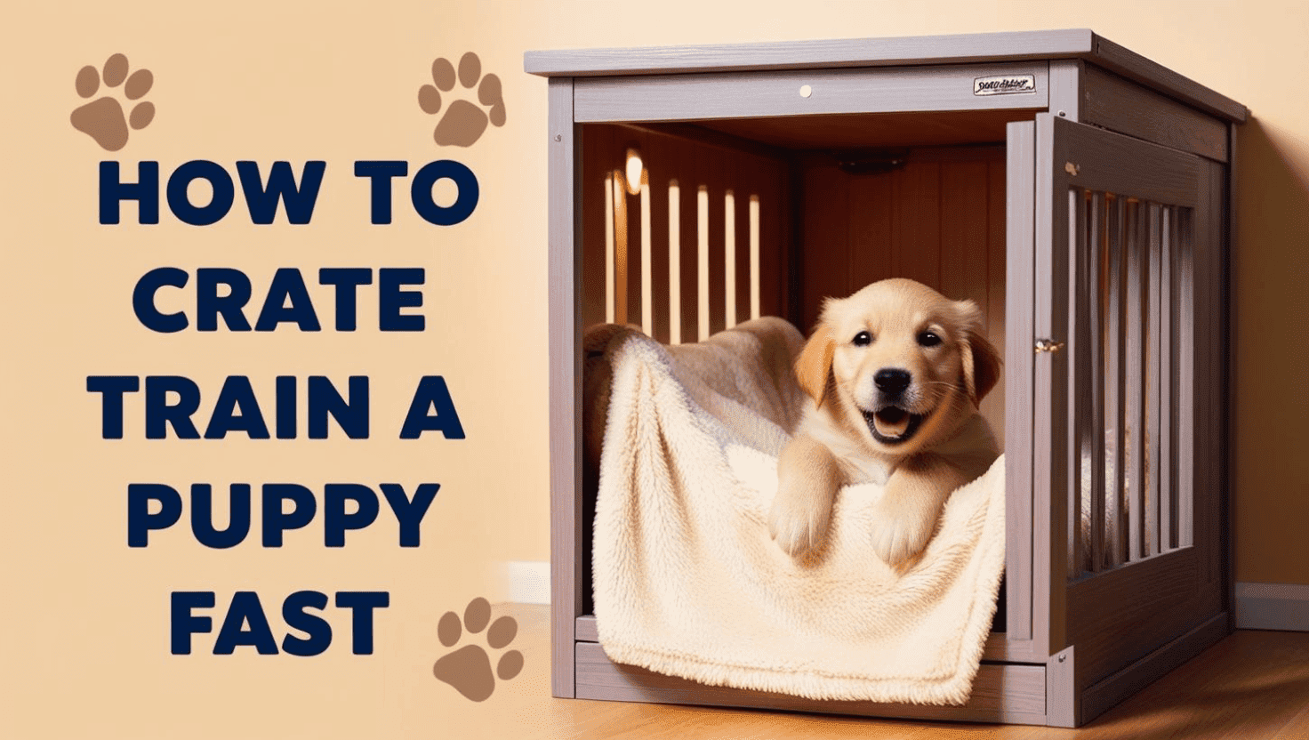 How to Crate Train a Puppy Fast